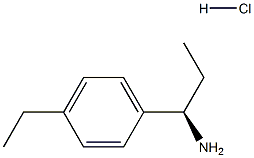 (R)-1-(4-乙基苯基)丙-1-胺盐酸盐,1032156-97-0,结构式