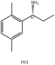 (1R)-1-(2,5-二甲基苯基)丙胺盐酸盐, 1032157-06-4, 结构式