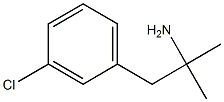 1-(3-Chlorophenyl)-2-Methylpropan-2-aMine Struktur