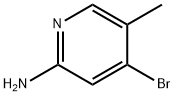 4-溴-5-甲基吡啶-2-胺, 1033203-32-5, 结构式