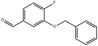 3-(苄氧基)-4-氟苯甲醛, 103438-91-1, 结构式