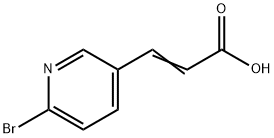 3-(6-BroMopyridin-3-yl)acrylic acid Struktur