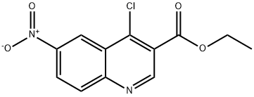 Ethyl 4-chloro-6-nitroquinoline-3-carboxylate, 103514-54-1, 结构式
