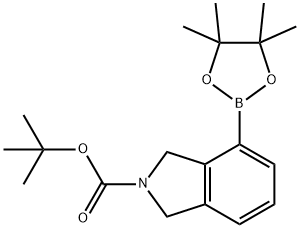 N-BOC-ISOINDOLINE-4-BORONIC ACID, PINACOL ESTER, 1035235-28-9, 结构式