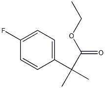 ethyl 2-(4-fluorophenyl)-2-methylpropanoate 结构式