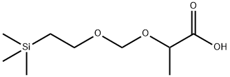 2-((2-(triMethylsilyl)ethoxy)Methoxy)propanoic acid 化学構造式
