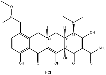 1035979-44-2 (4S,4AS,5AR,12AS)-4-(二甲基氨基)-1,4,4A,5,5A,6,11,12A-八氢-3,10,12,12A-四羟基-7-[(甲氧基甲基氨基)甲基]-1,11-二氧代-2-并四苯甲酰胺盐酸盐