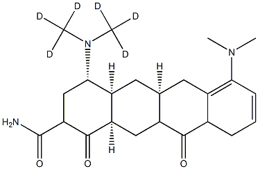 米诺环素D6 结构式