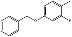 2-FLUORO-1-METHYL-4-(PHENYLMETHOXY)BENZENE Struktur