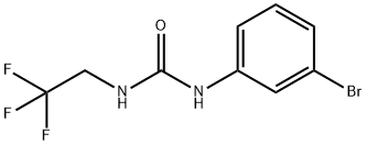 1-(3-broMophenyl)-3-(2,2,2-trifluoroethyl)urea Structure