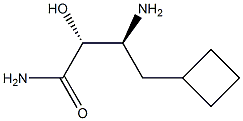 (2R,3S)-3-aMino-4-cyclobutyl-2-hydroxybutanaMide Structure