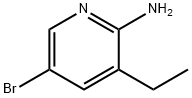 5-溴-3-乙基吡啶-2胺, 1037253-14-7, 结构式