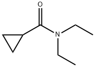 N,N-二乙基环丙烷甲酰胺 结构式