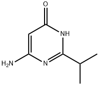 6-氨基-2-异丙基-嘧啶-4-醇 结构式