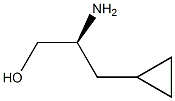 (2S)-2-AMino-3-cyclopropylpropan-1-ol, 1038393-52-0, 结构式