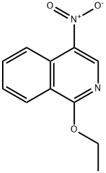 1-乙氧基-4-硝基异喹啉, 103863-04-3, 结构式
