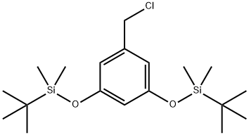 1-(ChloroMethyl)-3,5-bis[[(1,1-diMethylethyl)diMethylsilyl]oxy]benzene Structure