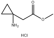 Methyl 2-(1-aMinocyclopropyl)acetate hydrochloride Structure