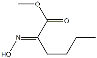 Methyl 2-(hydroxyiMino)hexanoate 化学構造式