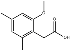 4,6-DiMethyl-2-Methoxyphenylacetic acid Structure
