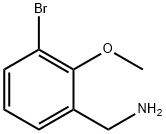 (3-broMo-2-Methoxyphenyl)MethanaMine Structure