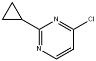 4-CHLORO-2-CYCLOPROPYLPYRIMIDINE, 1044771-74-5, 结构式