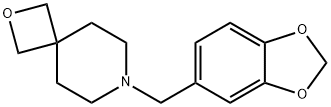 7-(benzo[d][1,3]dioxol-5-ylMethyl)-2-oxa-7-azaspiro[3.5]nonane Struktur