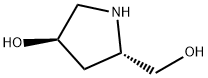 2-PyrrolidineMethanol, 4-hydroxy-, hydrochloride (1:1), (2S,4R)- 化学構造式