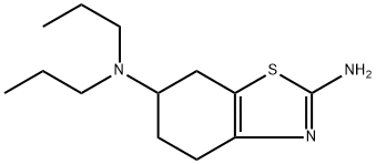 2,6-BenzothiazolediaMine, 4,5, 6,7-tetrahydro-N6,N6-dipropyl- Structure