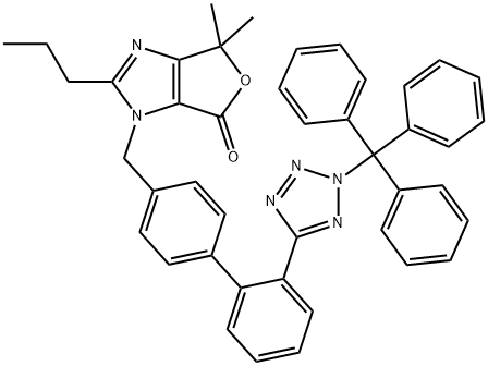 3,6-Dihydro-6,6-diMethyl-2-propyl-3-[[2'-[2-(triphenylMethyl)-2H-tetrazol-5-yl][1,1'-biphenyl]-4-yl]Methyl]-4H-furo[3,4-d]iMidazol-4-one