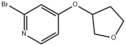 2-溴-3-((四氢呋喃-3-基)氧基)吡啶, 1049023-88-2, 结构式