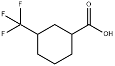 3-(trifluoromethyl)cyclohexane-1-carboxylic acid Structure
