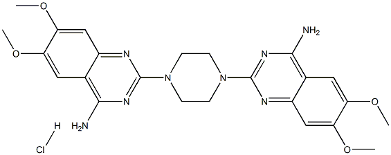 2,2'-(1,4-Piperazinediyl)bis[6,7-dimethoxy-4-quinazolinamine] hydrochloride|2,2'-(1,4-哌嗪二基)二[6,7-二甲氧基-4-喹唑啉胺]盐酸盐