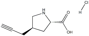 (2S,4R)-4-(prop-2-ynyl)pyrrolidine-2-carboxylic acid hydrochloride|反-4-炔丙基-L-脯氨酸盐酸盐