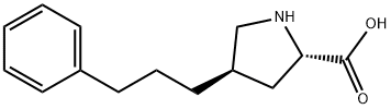反-4-(3-苯丙基)-L-脯氨酸, 1049982-00-4, 结构式