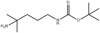 tert-Butyl (5-aMino-4,4-diMethylpentyl)carbaMate Structure
