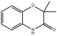 2,2-二甲基-2H-1,4-苯并恶唑-3(4H)-酮, 10514-70-2, 结构式