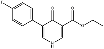 ethyl 5-(4-fluorophenyl)-4-oxo-1,4-dihydropyridine-3-carboxylate