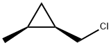 (1R,2R)-cis-1-(ChloroMethyl)-2-Methylcyclopropane Struktur