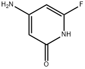 4-氨基-6-氟-2(1H)吡啶酮, 105252-99-1, 结构式
