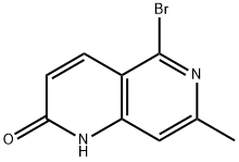 5-BroMo-7-Methyl-1,6-naphthyridin-2(1H)-one Structure