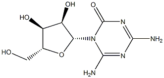 6-氨基-5-氮杂胞苷,105331-00-8,结构式