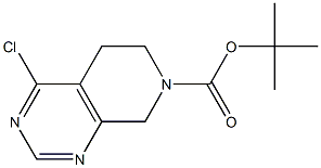 tert-butyl 4-chloro-5,6-dihydropyrido[3,4-d]pyriMidine-7(8H)-carboxylate Structure