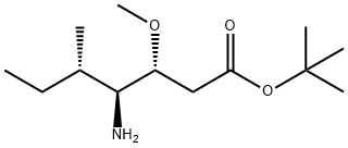 (3R,4S,5S)-tert-butyl 4-aMino-3-Methoxy-5-Methylheptanoate Structure