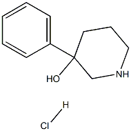 3-苯基-3-哌啶醇 结构式