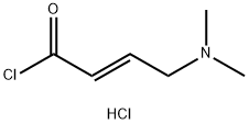 (E)-4-(diMethylaMino)but-2-enoyl chloride Struktur