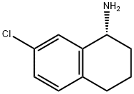 (R)-7-氯-1,2,3,4-四氢萘-1-胺, 1055949-63-7, 结构式