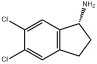 (1R)-5,6-二氯-2,3-二氢-1H-茚-1-胺, 1055952-93-6, 结构式