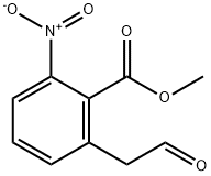 2-Nitro-6-(2-oxoethyl)benzoic Acid Methyl Ester Struktur