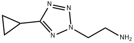 2-(5-环丙基-四唑-2-基)-乙胺, 1056623-36-9, 结构式